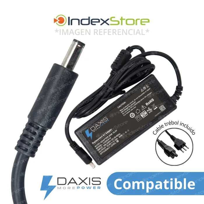 Cargador Dell 19.5V 3.34A 65W Plug 4.5x3.0mm - Daxis